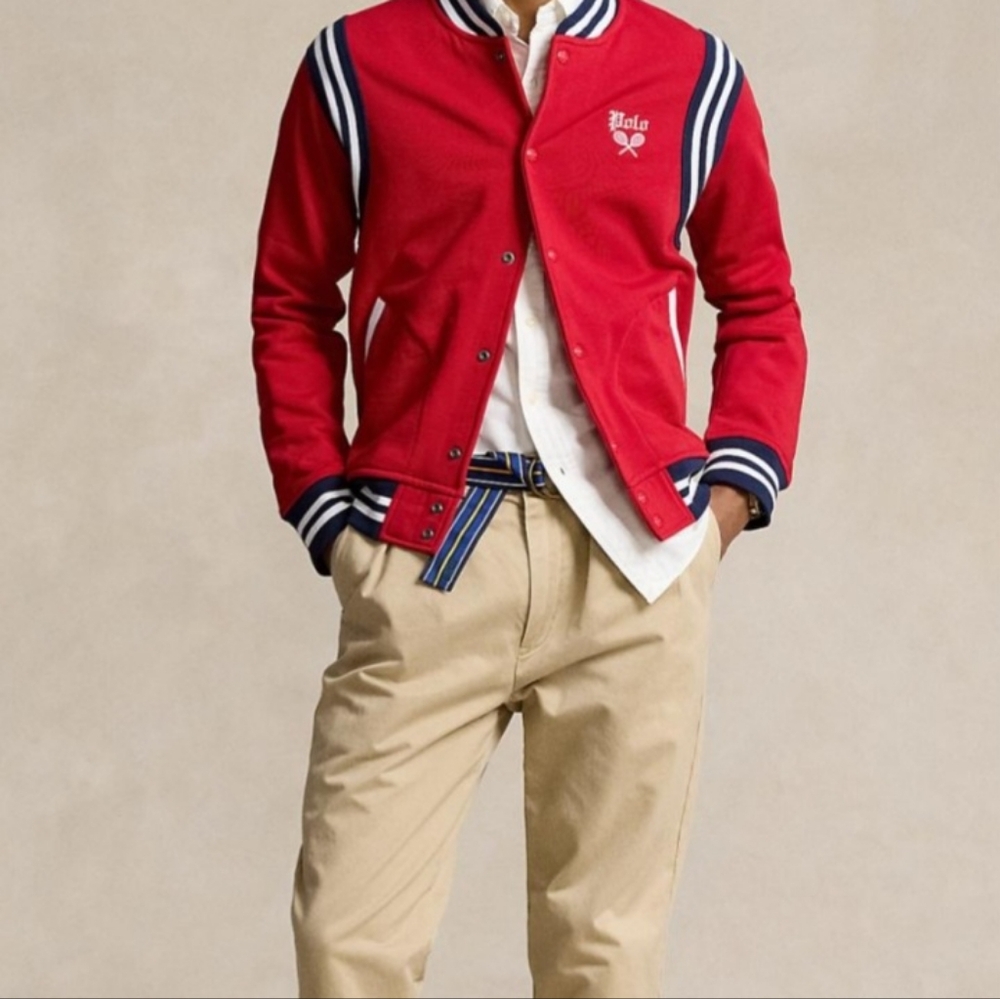 Brand New Men's Polo Ralph Lauren Fleece Jacket Medium